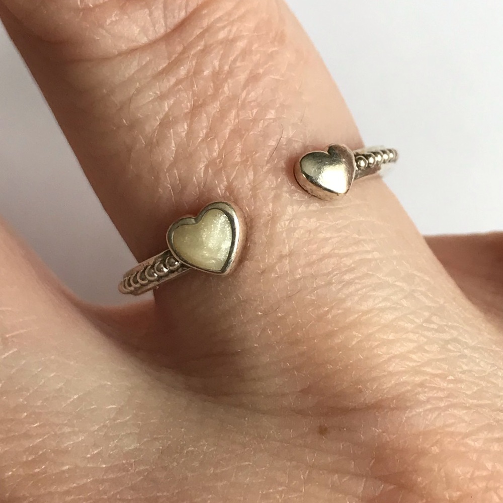 Pandora open hearts ring